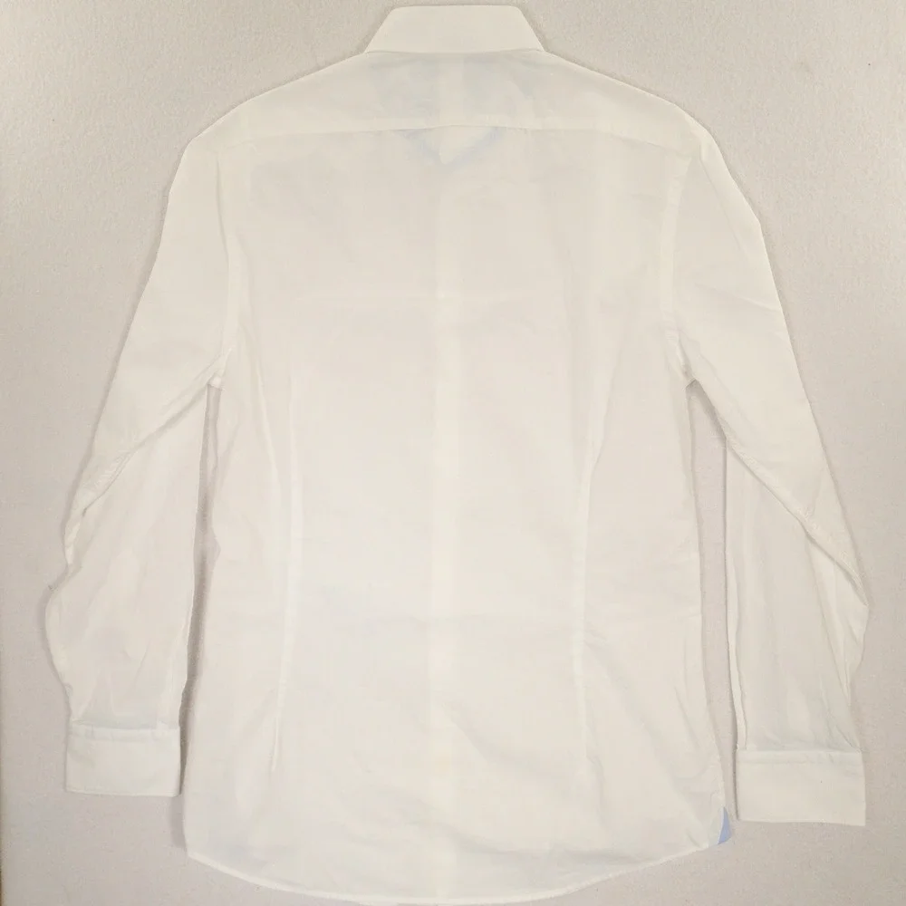 Charles Tyrwhitt Button Up Shirt Extra Slim Fit Cutaway Collar White Men 15.5/34 - Picture 4 of 8
